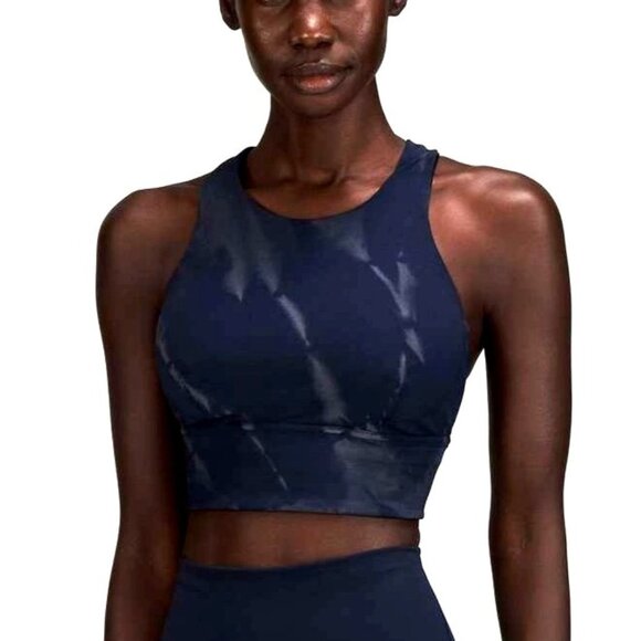 size 4 NWT Lululemon Wunder‎ Train Longline Bra Fade *Medium Support, C/D Cup - Picture 1 of 10